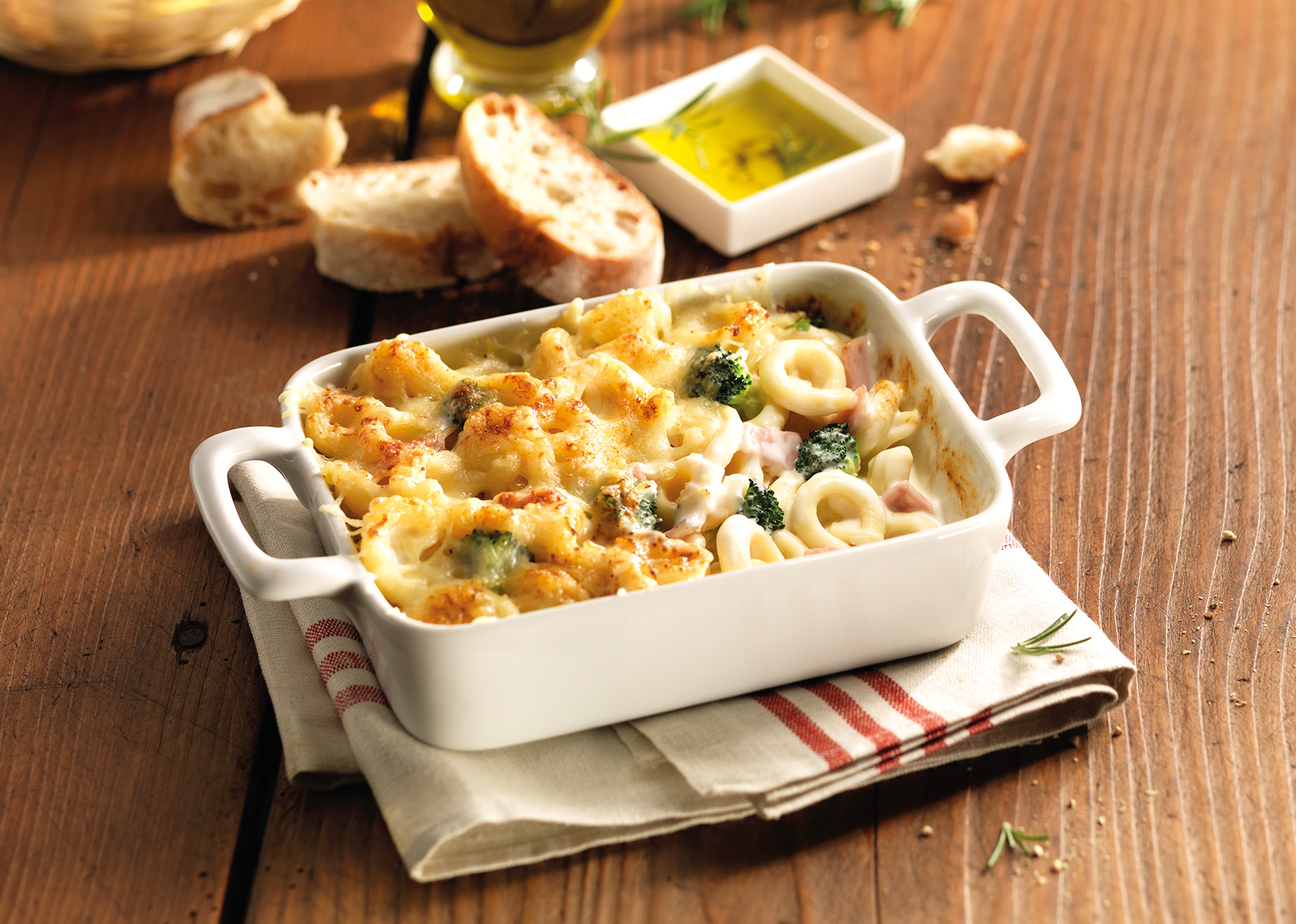 Gratinado de pasta con brócoli 1618 Pasta Bofrost