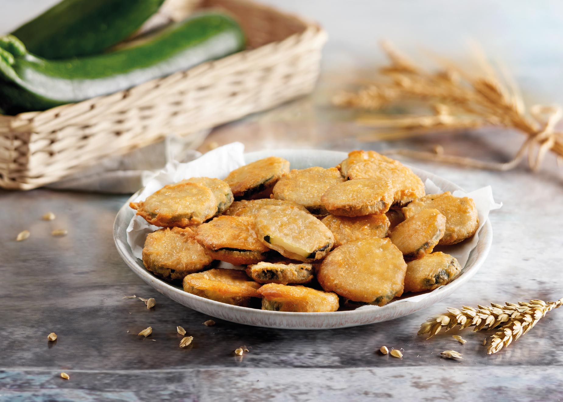 Calabacín en tempura