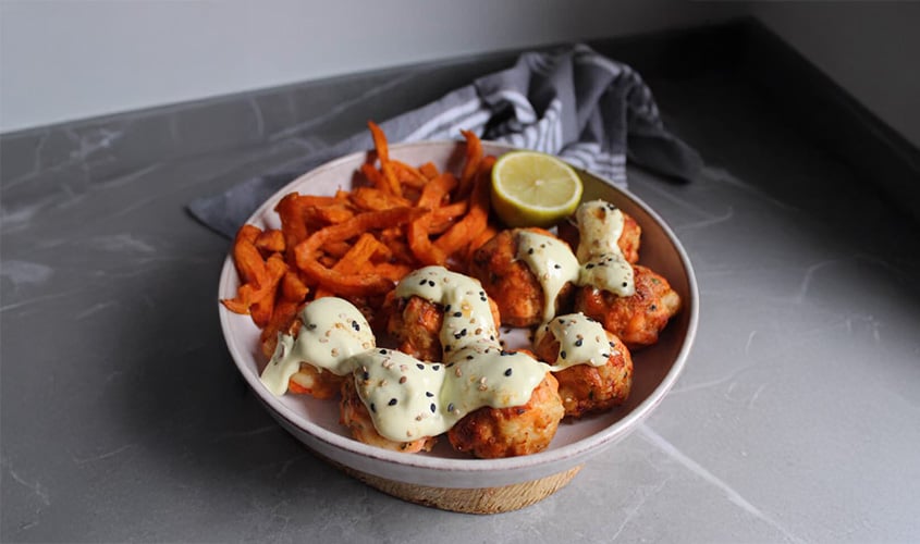 Alb&oacute;ndigas de salm&oacute;n y gambones "propuesta de @foodpepa"