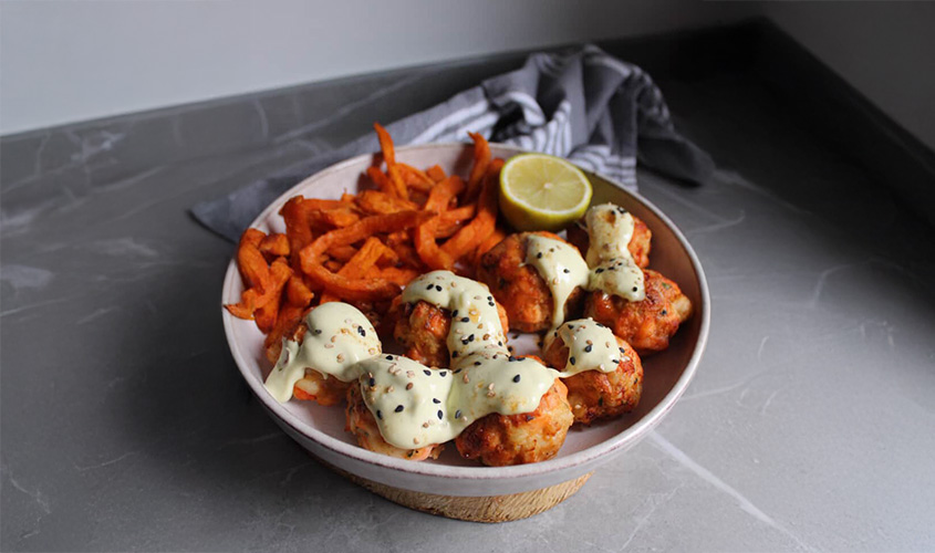 Alb&oacute;ndigas de salm&oacute;n y gambones "propuesta de @foodpepa"